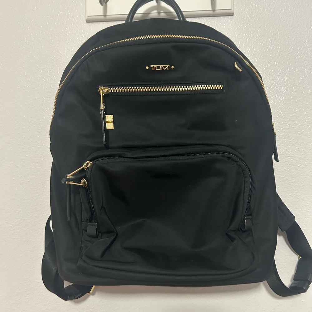 TUMI Voyageur 'Hilden' Black Nylon Backpack